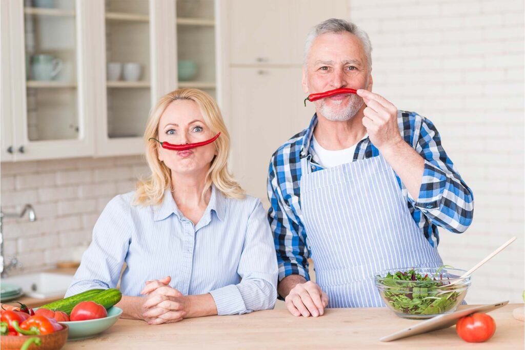 Alimentación saludable en la vejez.