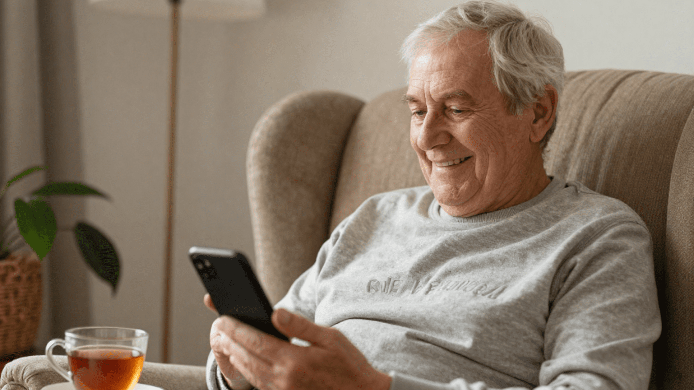 Mensajes de cariño para una persona mayor que vive sola