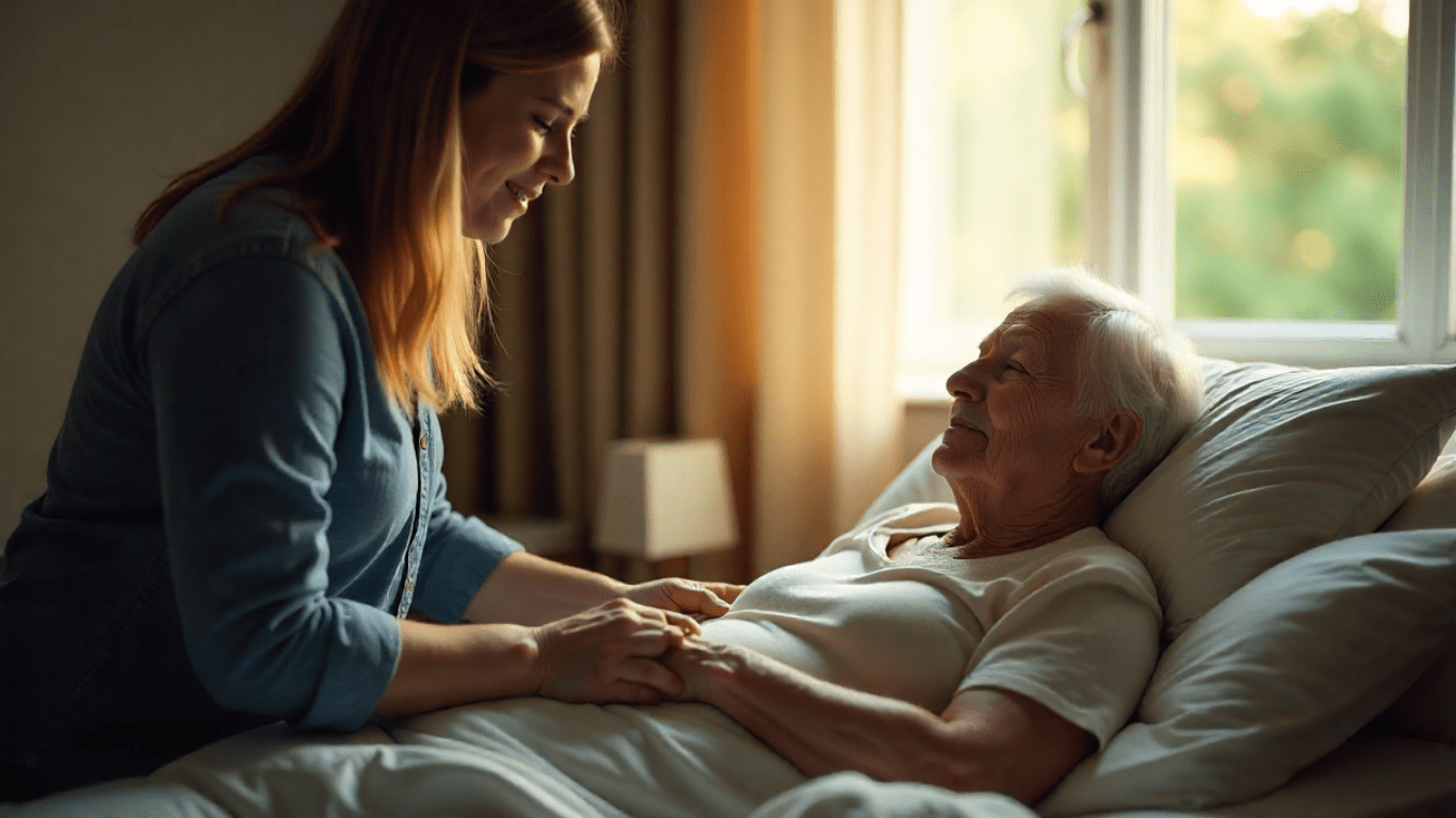 Mensajes de ánimo para una persona mayor enferma