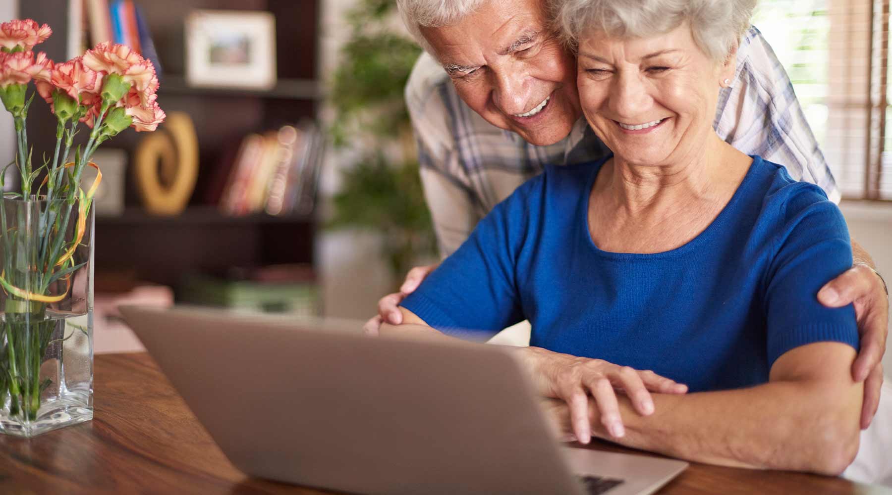 La tecnología moderna no es un problema para las personas mayores.