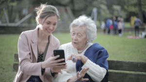 Cuidadores de personas con Alzheimer.