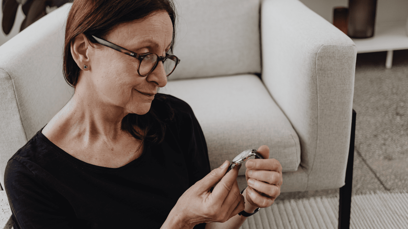 Reloj para personas mayores